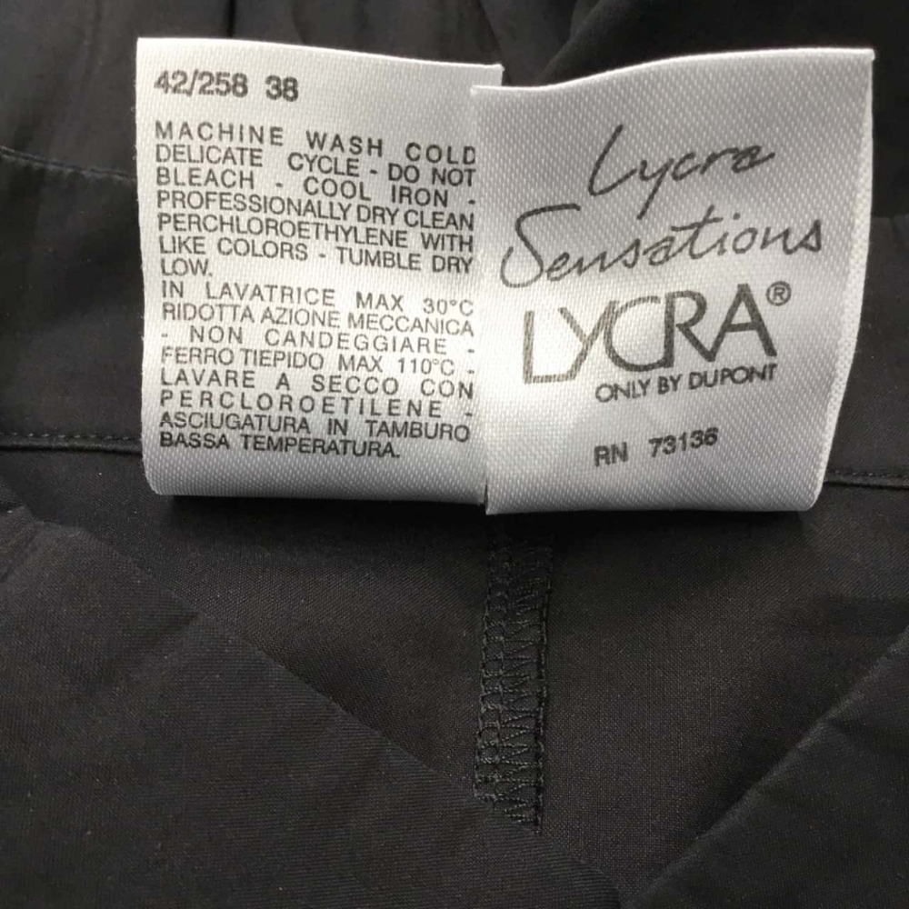 MAX MARA WEEKEND Black Cotton Lycra Button High Collar Office Long Sleeve Shirt - Picture 7 of 9